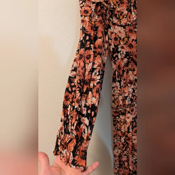 Rachel Parcell Floral Ruffle Long Sleeve Dress - Picture 6 of 10